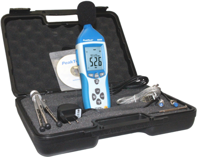 P 8005 PeakTech Luxmeter, Schallpegelmesser, Magnetfeldtester Bild 3