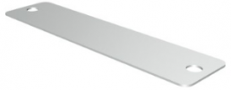 Aluminium Schild, (L x B) 60 x 15 mm, silber, 200 Stk
