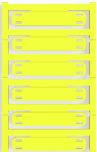 Polyamid Kabelmarkierer, beschriftbar, (B x H) 60 x 11 mm, max. Bündel-Ø 40 mm, orange, 1051890000