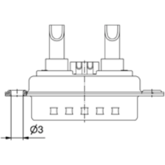 3036W4PAM62A10X CONEC D-Sub Steckverbinder Bild 2