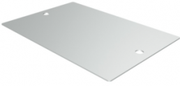 Aluminium Schild, (L x B) 70 x 48 mm, silber, 1 Stk