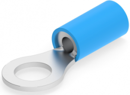 Isolierter Ringkabelschuh, 1,0-2,5 mm², AWG 16 bis 14, 5.3 mm, M5, blau