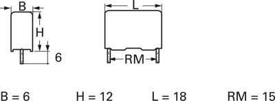 B32922C3154M000 TDK (EPCOS) Folienkondensatoren Bild 2