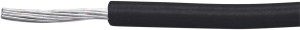 PVC-Schaltlitze, hochflexibel, LiYv, 0,25 mm², AWG 24, schwarz, Außen-Ø 1,3 mm