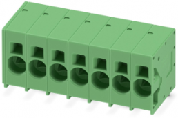 Leiterplattenklemme, 7-polig, RM 10 mm, 0,75-16 mm², 76 A, Federklemmanschluss, grün, 1735833
