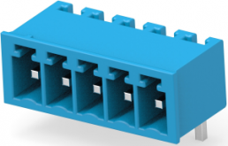 Leiterplattenklemme, 5-polig, RM 3.5 mm, 0,05-2 mm², 11 A, Stift, blau, 796695-5