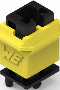 491104011 Würth Elektronik eiSos Zubehör für Platinen Steckverbinder, Verbindungssysteme