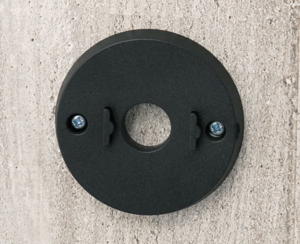 Wandhalter für Gehäuse, schwarz, ABS, B5111309