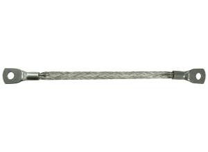 Kupfer-Masseband, 1,1 mm², 100 mm, M4, 20 A, TBL-1.1-100-M4
