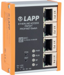 PROFINET Switch, 4 Ports, 100 Mbit/s, 24-48 VDC, 21700140