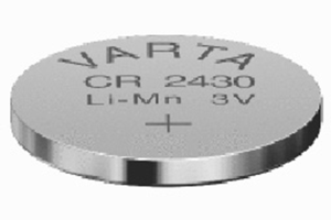 Lithium-Knopfzelle, CR2430, 3 V, 280 mAh