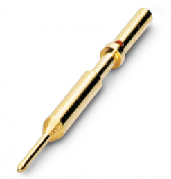 Stiftkontakt, 0,25-1,0 mm², AWG 23-17, Crimpanschluss, vergoldet, 44423128