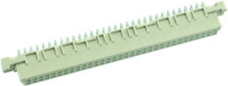 Federleiste, Typ B, 64-polig, a-b, RM 2.54 mm, Lötstift, gerade, 09022642825