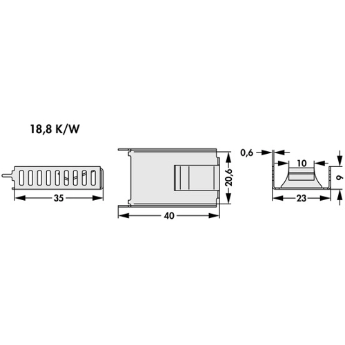 FK 273 MI 247 V Fischer Elektronik Kühlkörper Bild 2