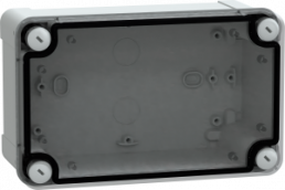 Polycarbonat Gehäuse, (L x B x H) 87 x 121 x 192 mm, lichtgrau (RAL 7035), IP66, NSYTBP19128T