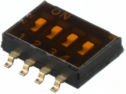 DIP-Schalter, Ein-Aus, 4-polig, gerade, 25 mA/24 VDC, IKH0403000