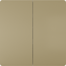 DELTA style gold Wippe 2-fach neutral 68x68mm, 5TG71450MG00