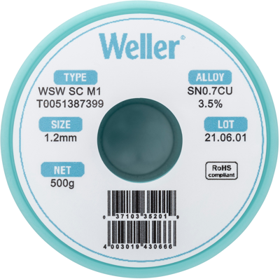 WSW SC M1 1,2MM 500G Weller Lötdrähte Bild 3
