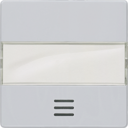 DELTA i-system Wippe mit Fenster und Schriftfeld,aluminiummetallic, 5TG6251
