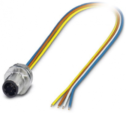 Sensor-Aktor Kabel, M12-Kabelstecker, gerade auf offenes Ende, 4-polig, 0.5 m, TPE, 4 A, 1551558