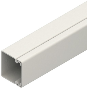 Elektroinstallationskanal, (L x B x H) 2000 x 62 x 40 mm, PVC, weiß, HKL4060.6