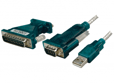Adapter, USB 2.0, RS-232, 120 cm
