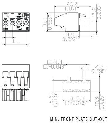 1234980000 Weidmüller Steckverbindersysteme Bild 3