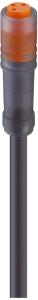 Sensor-Aktor Kabel, M8-Kabeldose, gerade auf offenes Ende, 3-polig, 5 m, PUR, schwarz, 4 A, 38427