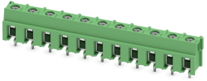 Leiterplattenklemme, 11-polig, RM 7.5 mm, 0,5-4,0 mm², 32 A, Schraubanschluss, grün, 1988192
