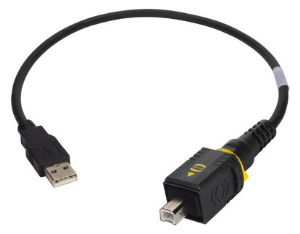 USB 2.0 Verbindungskabel, PushPull (V4) Typ B auf USB Stecker Typ A, 1.5 m, schwarz