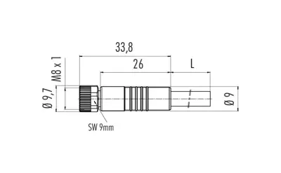 79 3382 45 04 binder Sensor-Aktor Kabel Bild 2