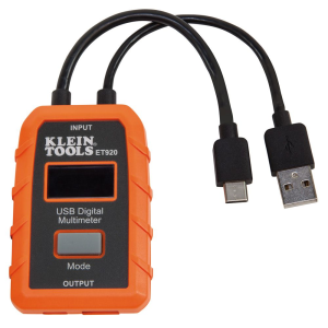 ET920 USB-Digitalmessgerät, USB-A and USB-C