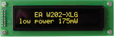 EA W202-XLG DISPLAY VISIONS LED-Anzeigen