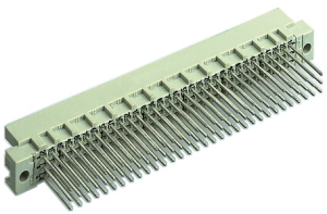 Messerleiste, Typ R, 64-polig, a-b-c, RM 2.54 mm, Wire-Wrap, gerade, 09731642907