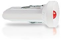 LED-Lampe, T4.5, 24 V (DC), 24 V (AC), weiß