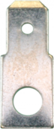 Flachstecker, 6,3 x 0,8 mm, L 19 mm, unisoliert, gerade, 3846.67