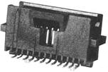Stiftleiste, 10-polig, RM 1.27 mm, gerade, schwarz, 104549-1