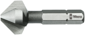 3-nutige Kegelsenker-Bit, M10, 1/4" Bit, 41 mm, Spirallänge 20 mm, Stahl, DIN 1173-D, 05104635001