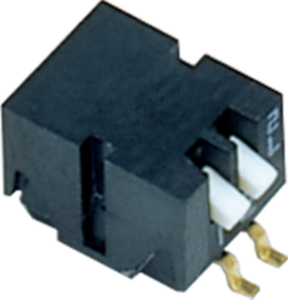 DIP-Schalter, Aus-Ein, 2-polig, abgewinkelt, 100 mA/6 VDC, CHP-020B