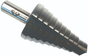 HSS-Stufenbohrer, 12,5-32,5 mm, Ø 32.5 mm, 80 mm, Stahl, T3012
