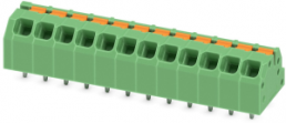 Leiterplattenklemme, 12-polig, RM 3.5 mm, 0,2-1,5 mm², 16 A, Federklemmanschluss, grün, 1862039