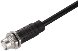 Sensor-Aktor Kabel, M12-Kabeldose, gerade auf offenes Ende, 4-polig, 6.6 m, schwarz, 4 A, 1380640000