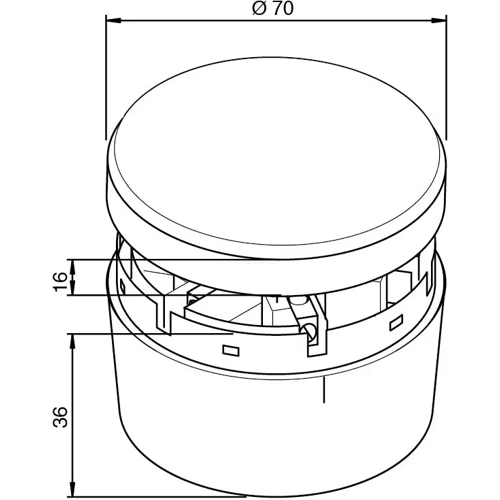196239 PEPPERL+FUCHS Zubehör für Signalgeber Bild 2