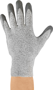 ESD-Handschuhe, schnittfest, Innenfläche PU-beschichtet, Größe S