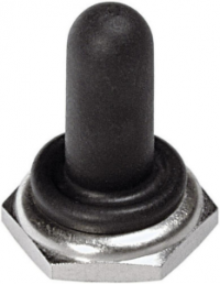 Dichtkappe, (B x H) 17 x 22.85 mm, schwarz, für Kippschalter, N36116005
