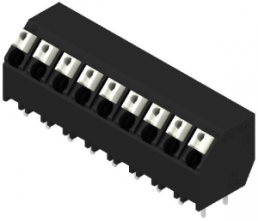 Leiterplattenklemme, 9-polig, RM 5 mm, 0,13-1,5 mm², 12 A, Federklemmanschluss, schwarz, 1884430000