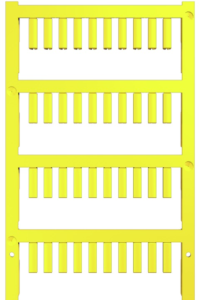 Polyamid Kabelmarkierer, beschriftbar, (B x H) 12 x 3.2 mm, max. Bündel-Ø 1.3 mm, gelb, 1919260000