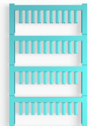 Polyamid Kabelmarkierer, beschriftbar, (B x H) 12 x 3.2 mm, max. Bündel-Ø 1.3 mm, blau, 1919270000