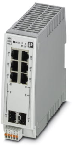 Ethernet Switch, managed, 8 Ports, 100 Mbit/s, 24 VDC, 1044028