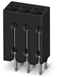Leiterplattenklemme, 2-polig, RM 2.5 mm, 0,14-0,5 mm², 6 A, Federklemmanschluss, schwarz, 1770953